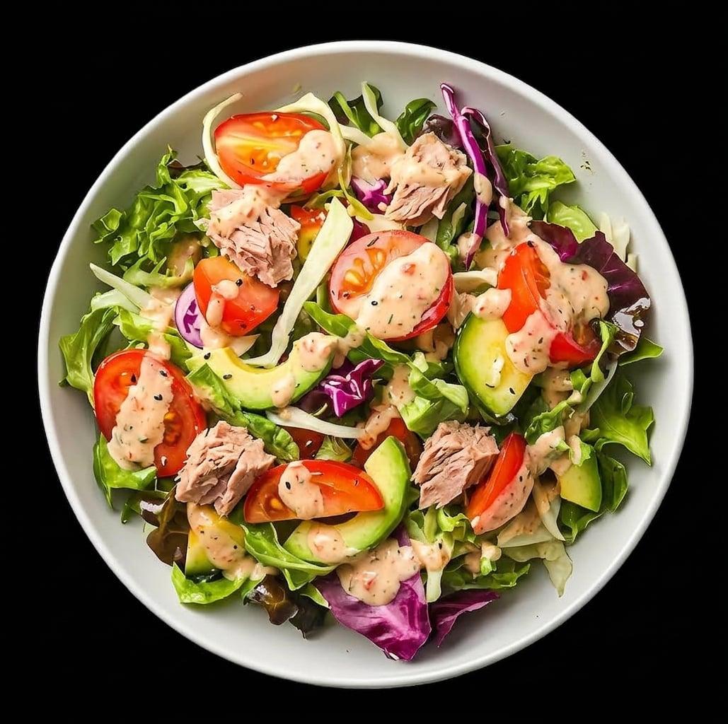 Salade avocat thon